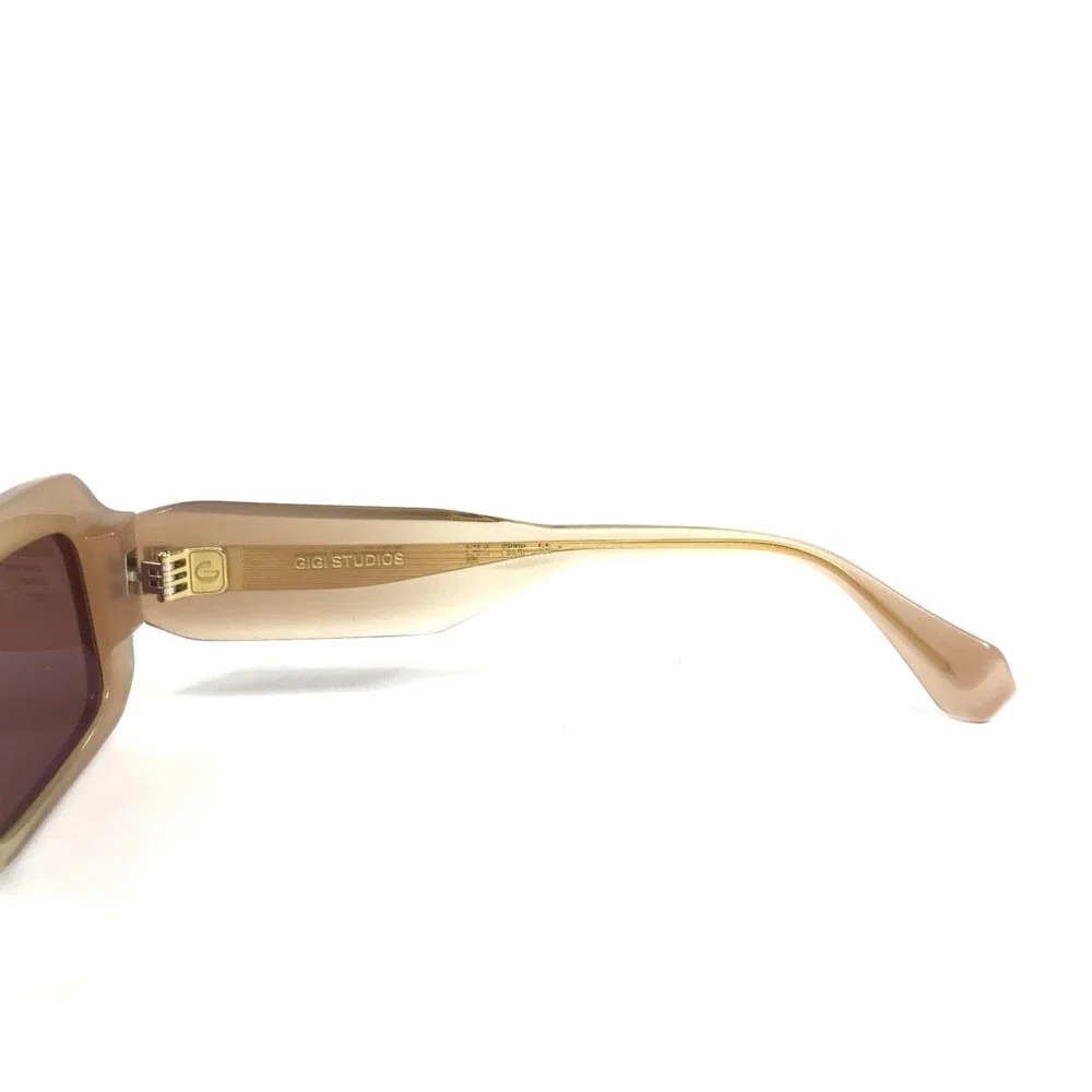 Gigi Studios Sunglasses CAMILLE GVS004A/C5 Nude Fade Frames with Brown Lenses